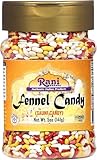 Rani Sugar Coated Fennel Candy 5oz (141g) PET Jar ~ Indian After Meal Digestive Treat | Vegan | Gluten Friendly | NON-GMO | Indian Origin