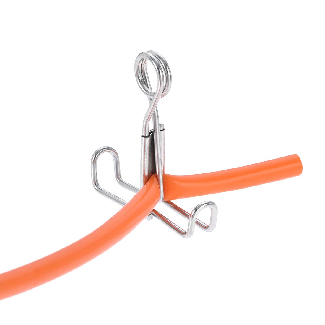 sourcing map 10Stk. Flusskontrolle Schlauchklemme flache Backe Federklemme für Labor flexibler Schlauch