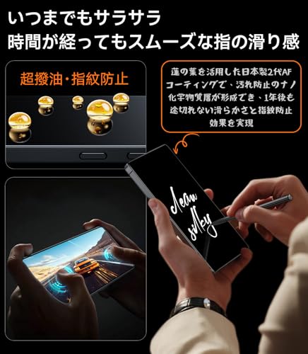 undefined TORRAS Galaxy S25 Ultra 用 ガラスフィルム 航空宇宙材料 米軍No.1規格 指紋認証 全面保護 9H越え 超簡単貼り付け 自動除塵/吸着 指紋防止 ズレ/気泡レス さらさら 2枚 6.9インチ S25 Ultra 用 フィルム GlassGo Ultra の商品画像 6