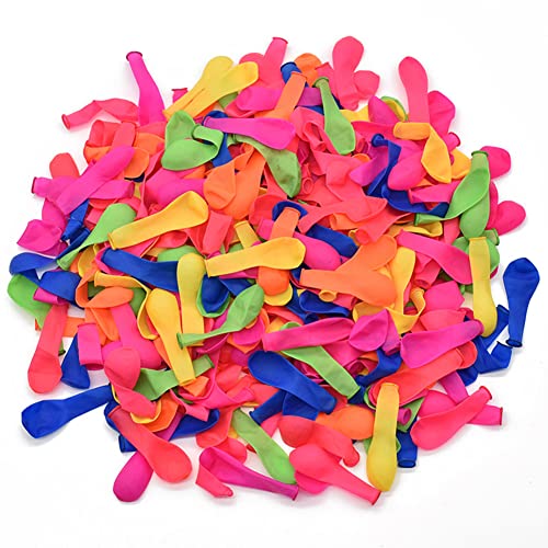 1000pcs Mixed Color Small Biodegradable Water Balloons,Shooting Fight Game Latex Balloon Fun Toy,Outdoor Party Wedding Decorative Ballons
