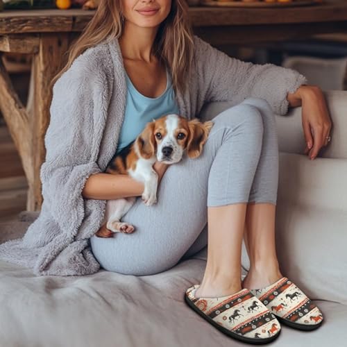 Binienty Womens Fuzzy Slippers Slip on Home Bedroom Shoes Slipper for Indoor Outdoor Travel4