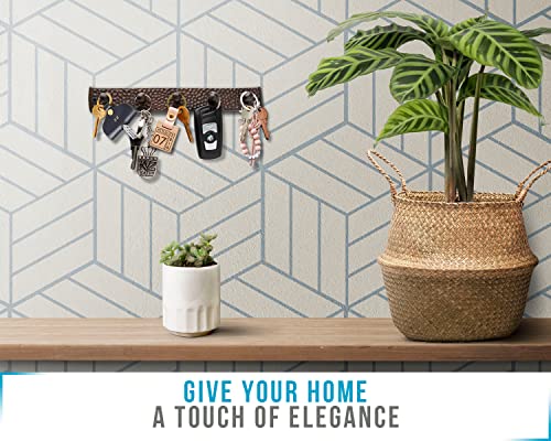 Comfify Decorative Wall Mounted Cast Iron Key Holder - Vintage Key With 5 Hooks - Wall Mounted - Rustic Cast Iron Hanger- With Screws And Anchors Included #TOP1