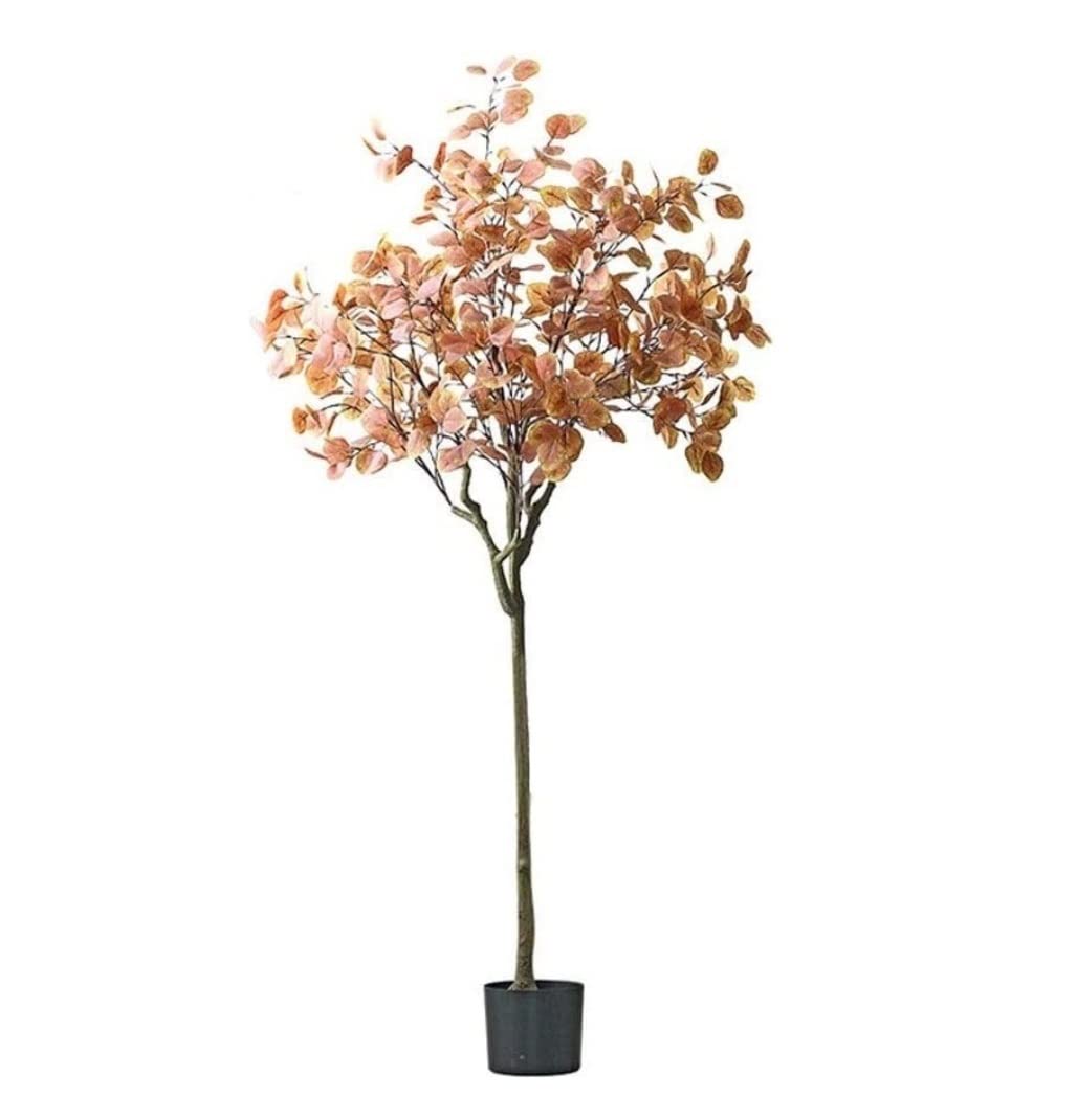 AYCDL Artificial Tree Plants Style Artificial Tree Home Decoration Simulation Green Plant Potted Money Leaf Tree Indoor Bonsai Fake Tree Decoration Artificial Tree,B-150cm,B-150cm