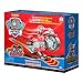 Paw Patrol, Moto Pups Marshall’s Deluxe Pull Back Motorcycle Vehicle with Wheelie Feature and Toy Figure