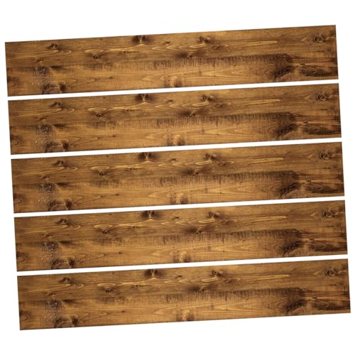 Planche de sol autocollante en vinyle imperméable et décoratif grain de lot x5