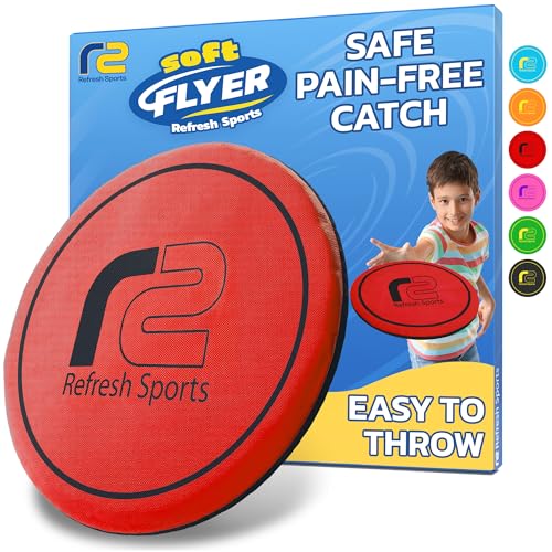 Soft Flying Disc for Kids: Easy To Use Beach Disc - Durable Design Floats On Water! Beach Toys, Pool Toys & Frisbbee for Adults Outdoor Fun Easter Toy...
