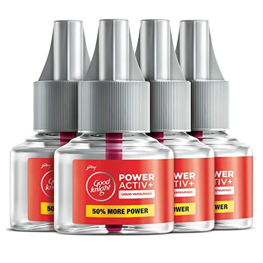 Good Knight Power Activ+, Mosquito Repellent Refill (Pack of 4)