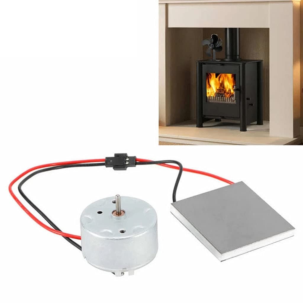 Kalttoy Multicolor Electric Motor With Heating Generator Sheet For Heat Powered Fan Stove For Burner Heating Replace Parts Fan Generator Motor Electric Power