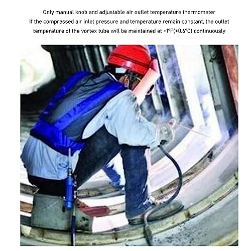 TOPINCN Air Conditioner Waistcoat Tube, Ice Cooling Vest Tube Welding Steel Cooling Vest Tube Air Conditioning Vest Clothing Tube with Refrigerator Belt4