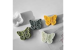 2 Pcs Silicone Butterfly Molds for Epoxy Resin, Chocolate, Baking