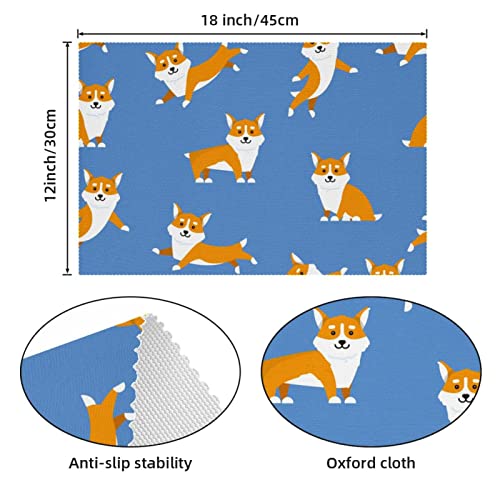 Set de table Corgi mignon pour créer une ambiance de repas joyeuse - 5