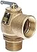 Apollo Valve 13-213 Series Bronze Safety Relief Valve, ASME Steam, 15 psi Set Pressure, 1-1/4" x 1-1/2" NPT Male x Female