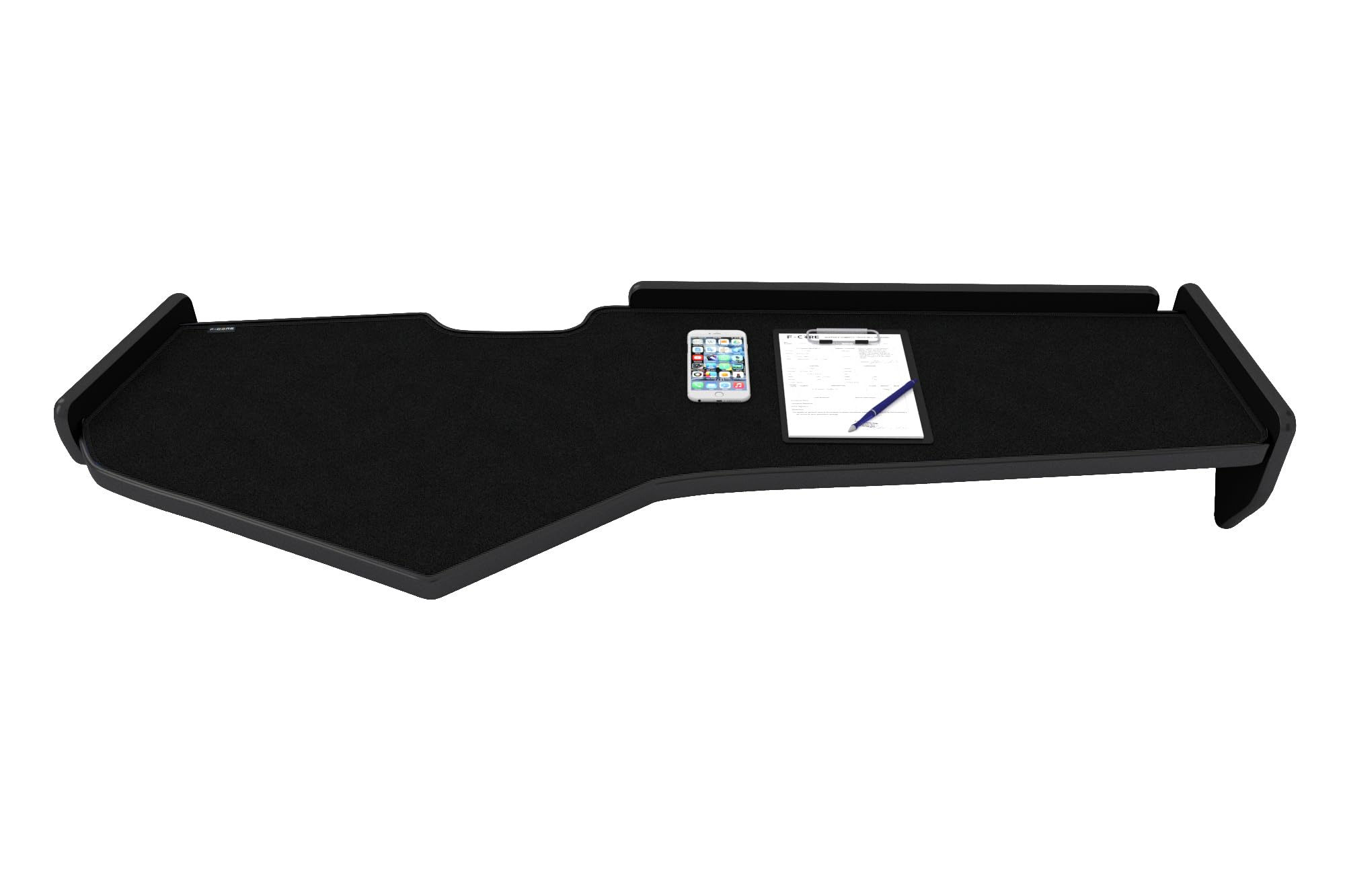F-CORE Tavolini per cruscotto Camion Compatibile per Man TGX 03.21- Doppio Nero