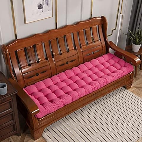 LINGXIYA 8cm Thick Outdoor Bench Cushion Cover