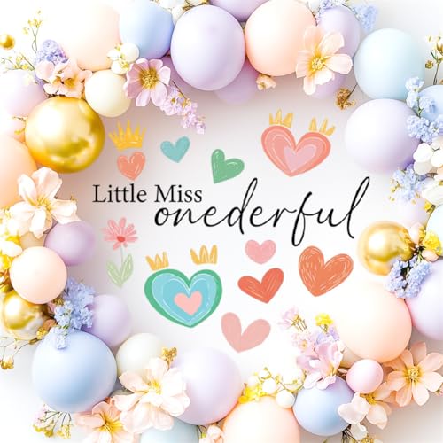 Vinilo decorativo para primera fiesta de bebé niña miniatura 2