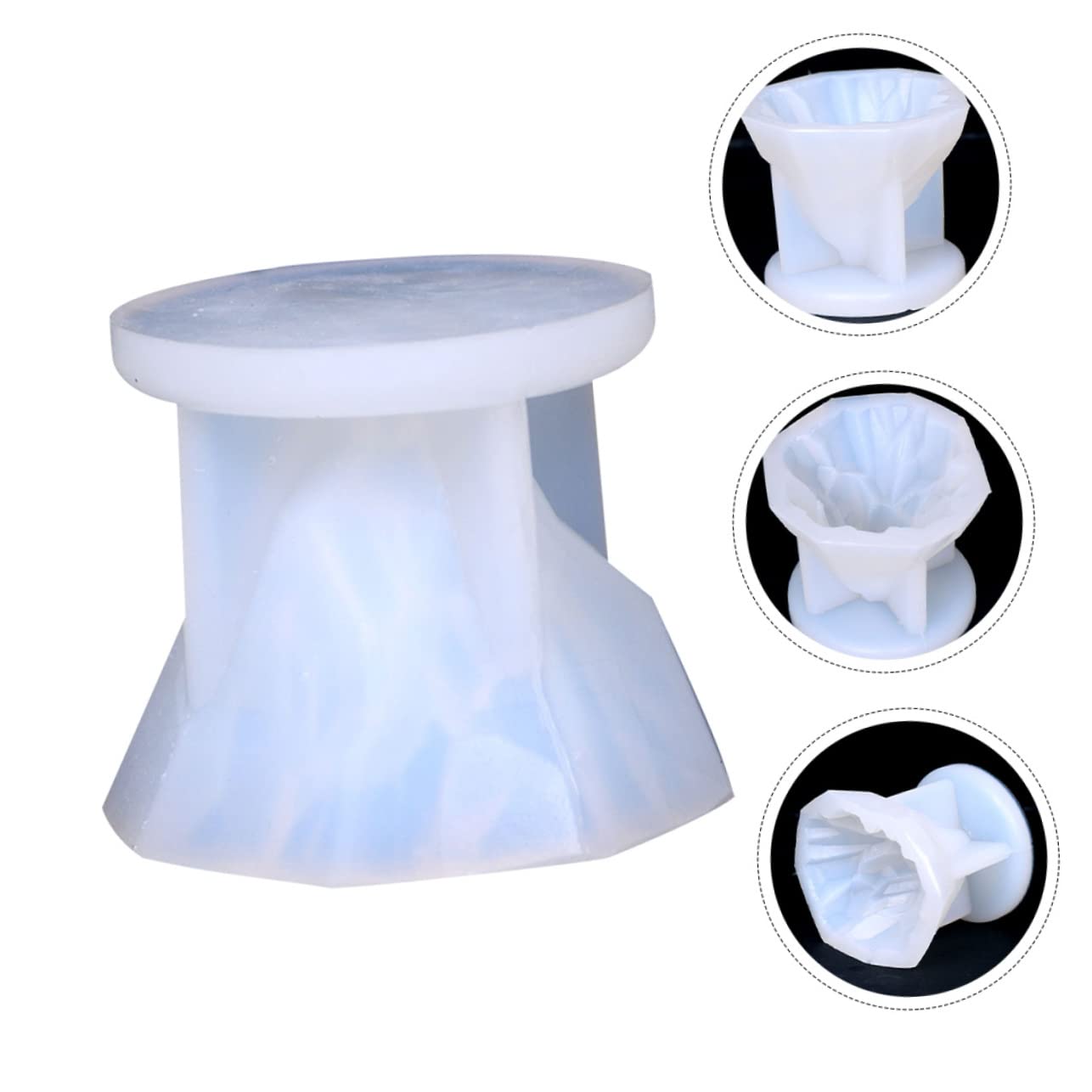 ARTIBETTER 5 Pezzi Stampo Silicone per Ghiaccio e Profumate Antiaderrente e Facile da per Creazioni Fai da Te Compleanni Soaps e Decorazioni Artigianali