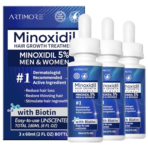 5% Minoxidil Hair Growth Serum by Artimore