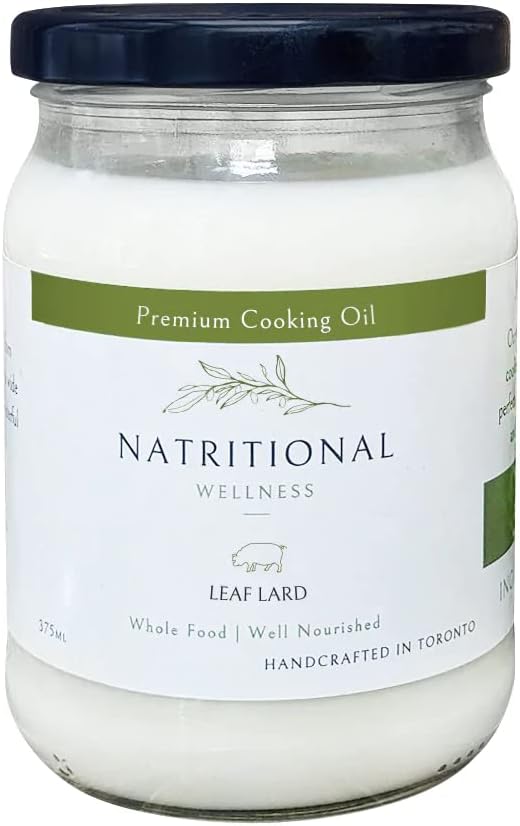 Natritional Wellness Pastureraised Leaf Lard Premium Cooking Oil