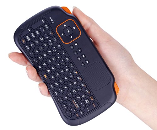 BTC S320 2.4GHz Portable Wireless Keyboard Mini with Touchpad (Black)