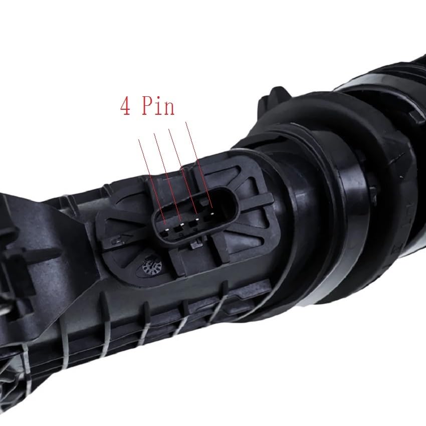 Manguera de conducto de aire del motor, medidor de masa de aire del colector de admisión, compatible con Mercedes-Benz W212 W204 W166 A6420901742 6420901642 A6420900048 (4 pines)