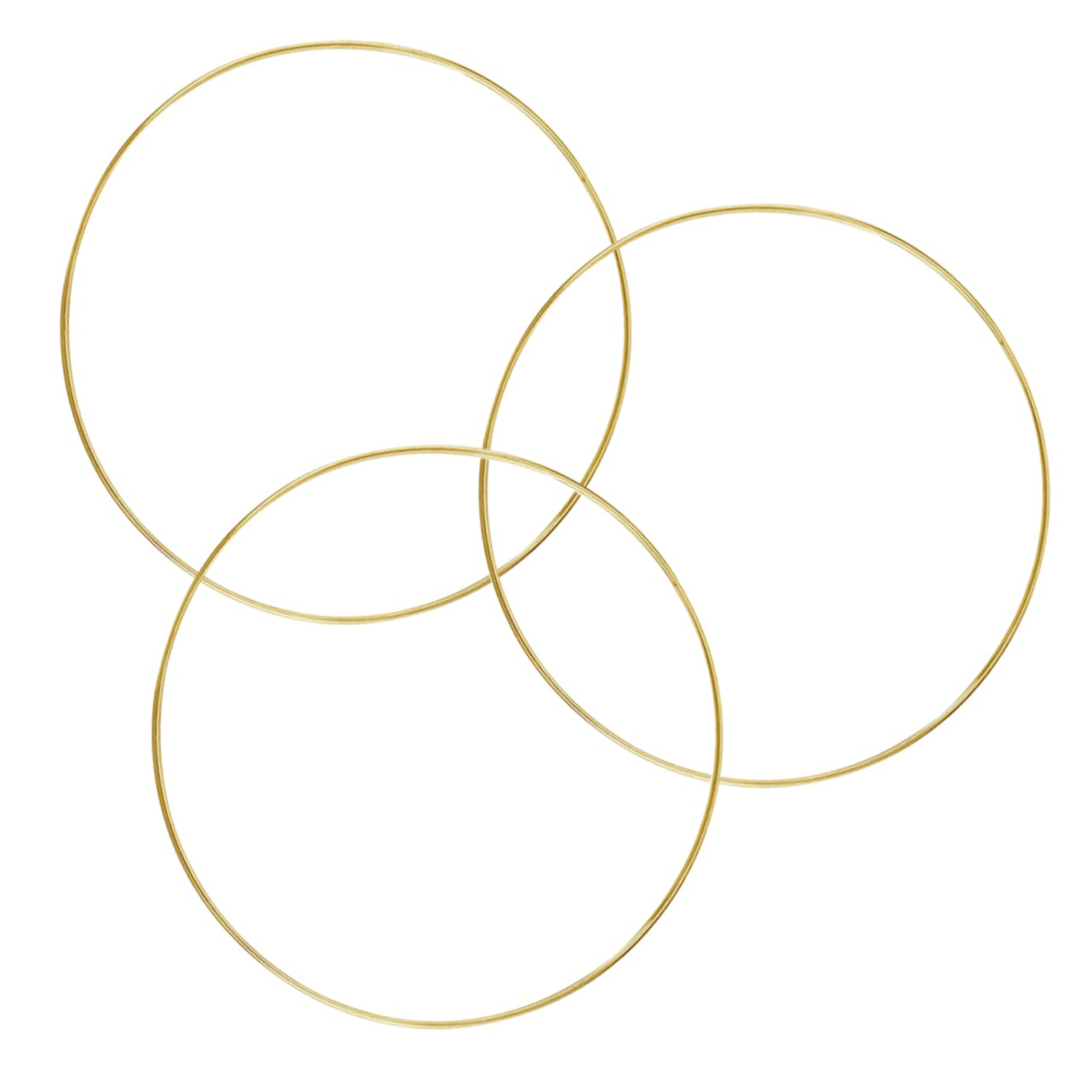 Cabilock Craft Dreamcatcher Wind Chime Metal Hoop Decor Ring Wreaths Hoop for Boys and Girls' Bedroom Dec