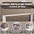 ASJMR 8FT x 6FT Outdoor Storage Shed, Waterproof Lockable Door Metal Tool Shed with Sliding Door and Ventilation, Gardening Tool Storage Room, Metal Storage Shed for Gardens and Lawns