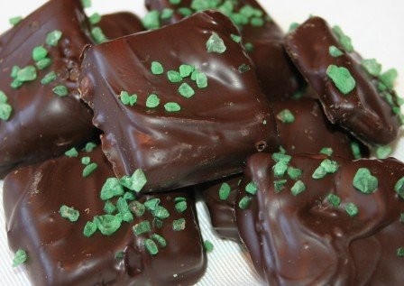 Saint Patrick's Day Sea Salt Chocolate (Caramel - Milk Choc, 1 lb)