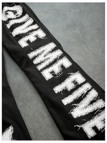 Boy's Star Letter Graphic Straight Leg Pants Elastic Waist Casual Long Trousers Streetwear3