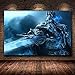 Aishangjia Il Poster Decorazione Pittura di World of Warcraft 8.0 Mappa su Tela HD Tela Dipinto Wall Art Tela Cuadros Decor 50x70 cm(19.68x27.55 in) AD-1188