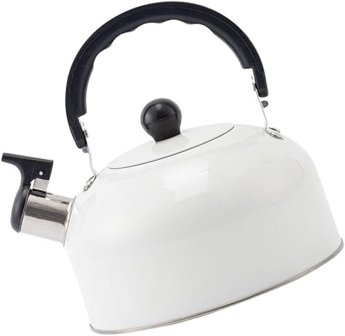 HEMOTON Silbato Hervidor Silbante Tetera Silbante Hervidor de té Hervidor de té Hervidor de cocina Silbado Mango frío Hervidor de agua caliente