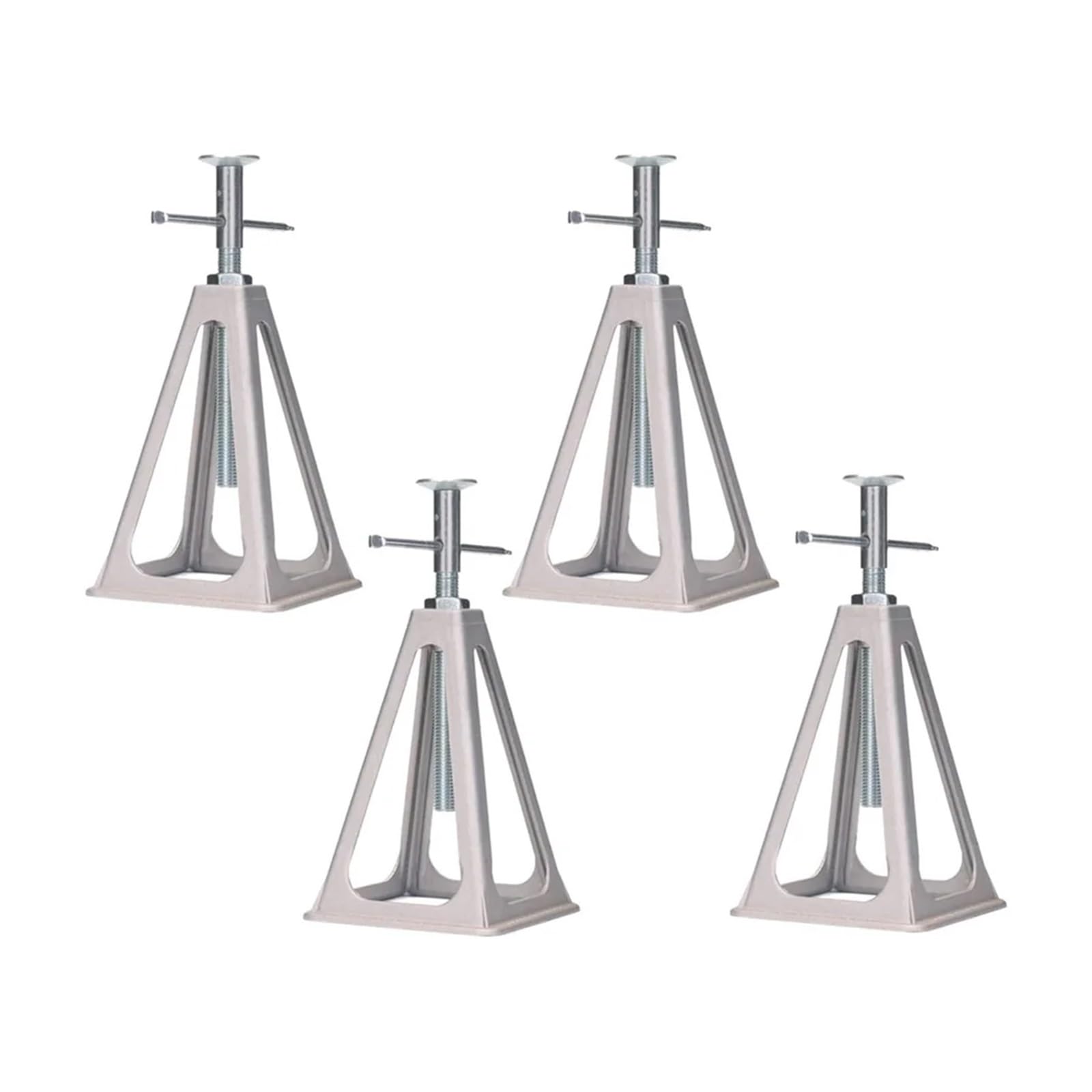 Martinetti stabilizzatori per camper, telescopici da 11-17", per rimorchi da viaggio, camper, barche, confezione da 4 supporti di livellamento