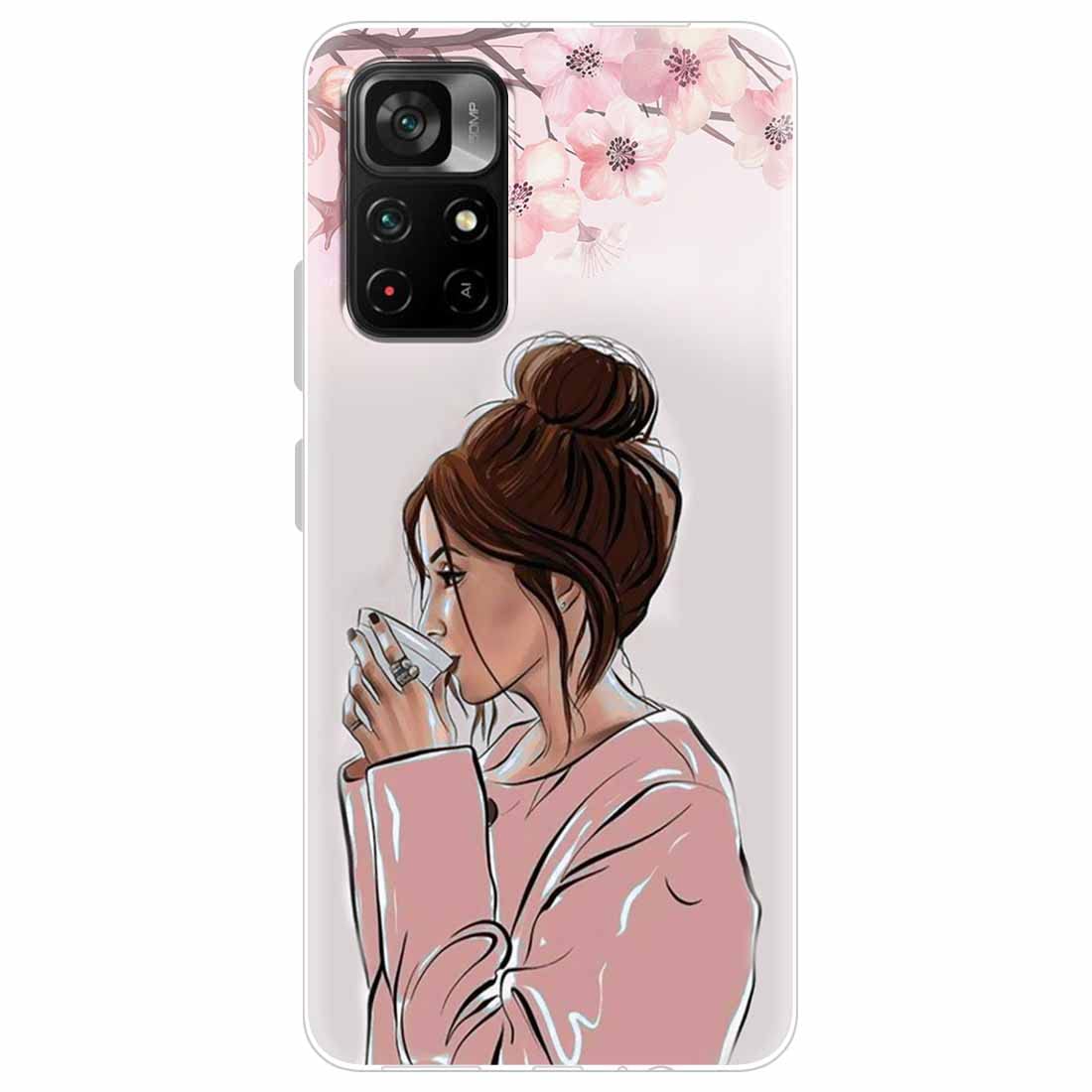 Fashionury Back Cover for Mi Redmi Note 11T 5G / Poco M4 Pro 5G Designer | Printed|Transparent |Flexible| Silicon -D0052 (B09WKPPXK3) Amazon Price History, Amazon Price Tracker