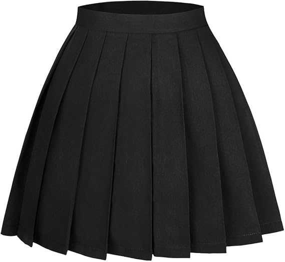 Seazoon Women's High Waist Pleated Cosplay Cheer Skirt Mini
