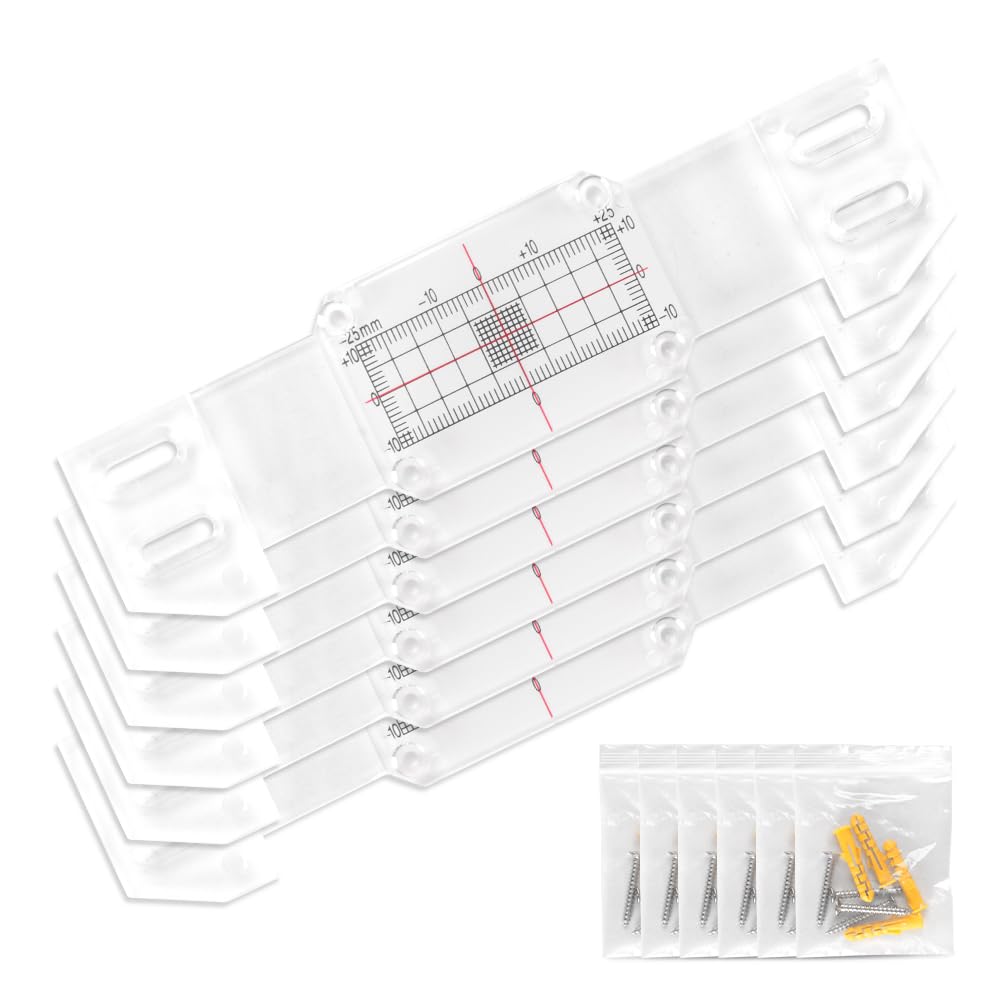 Monitor de registro de grietas, 6 unidades, estándar de esquinas, medidor de grietas