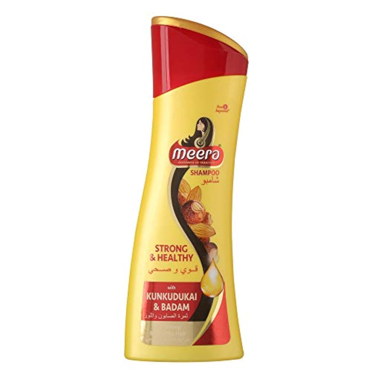 Strong & Healthy Shampoo With KunkudUKai & Badam, 340 Ml