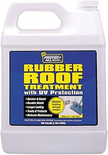 RV Rubber Roof Treatment - 1 gallon - anti-static, dirt repelling, and UV protectant - Protect All 68128