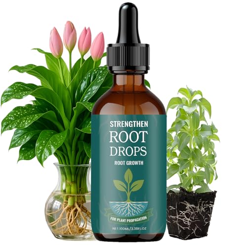 Root Drops – Liquid Rooting Hormone for Cuttings | Speeds Up Propagation | Works in Water, Soil, Moss, LECA | for All Indoor Houseplants Like Pothos, Monstera, Philodendron