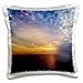 Produktbild 3dRose Sunset from Fort Myers Beach-Florida-Us10 Aje0172-Adam Jones Design-Kissenbezug, Satin, Weiß, 16" x 16"