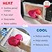 Cupid Cow Heatable Plush for Period Cramp Relief & Emotional Support, Microwavable Soft Toy Plushies, Coolable Stuffed Animal for Anxiety, Valentine's Day Gift for Pain Relief (Cupid Strawberry)