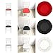 SHZONS Chair Seat Covers, Removable Elastic Dining Chair Cover Protectors Stool Slipcovers for Bar Stools Dining Room Patio Office Chair