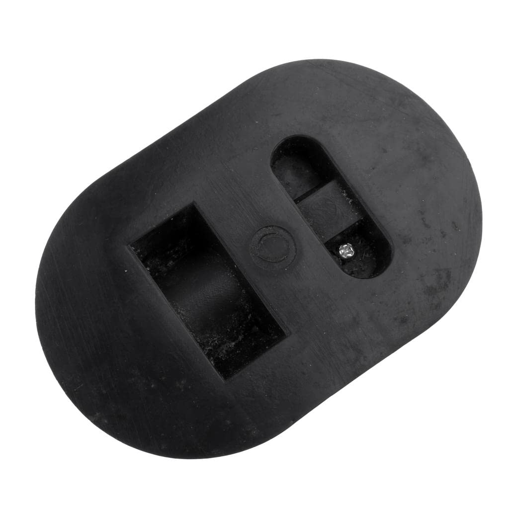 LICHTS Inflatable Boat PVC Awning Top Cover Canopy Sun Shade Mount Base Pedestal, Black-image-32