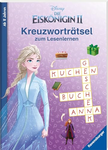 Preisvergleich Produktbild Disney Die Eiskönigin 2: Kreuzworträtsel zum Lesenlernen