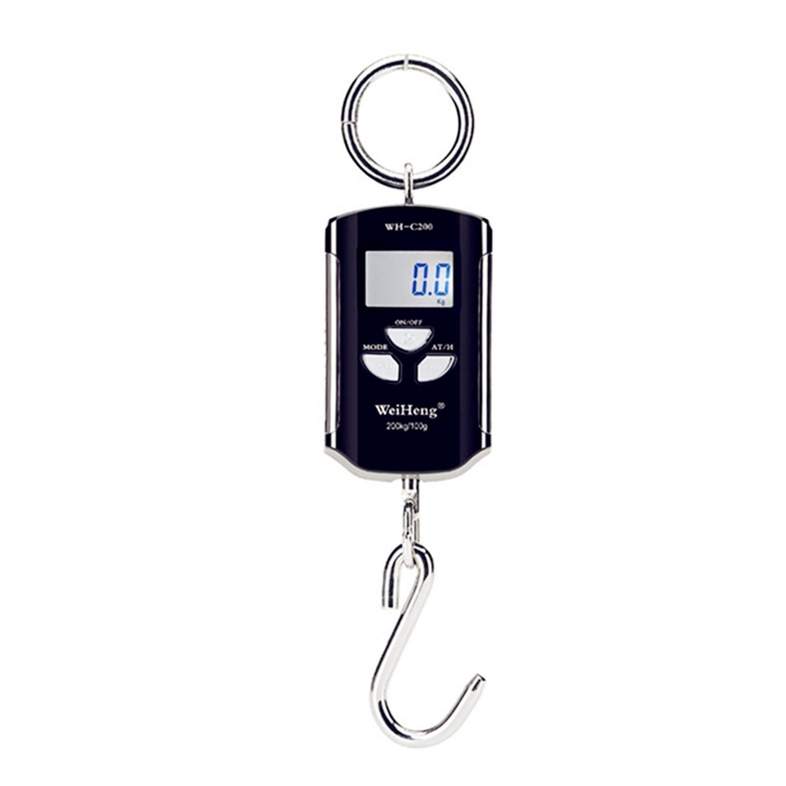 Crane Scale, Mini Electronic 50Kg 10g Hanging Scale LCD Digital Fishing Weights Pocket Luggage Scales 200kg/300kg/50KG(Oranje)