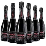 Formosa | Lambrusco Grasparossa Di Castelvetro DOP | Sparkling Red Wine | Medium Dry | Notes of Blackberry and Raspberry | 11% (6 x 75cl)
