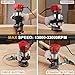 TEENO Wood Router, 6.5 Amp 1.25 HP Compact Router Tools for Woodworking, 13000-33000 RPM Hand Trim Router with 15pcs 1/4