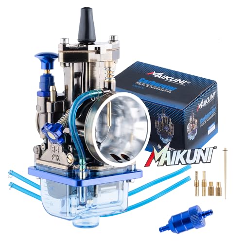 Image of PWK Carburetor Universal Motorcycle Racing Performance Upgrade Carburetor with Carb Jets, 50cc to 250cc 2T 4T Engine Dirt Bike Motocross Motorcycle Scooter ATV Quad Pit Bike Enduro On /Off Road
