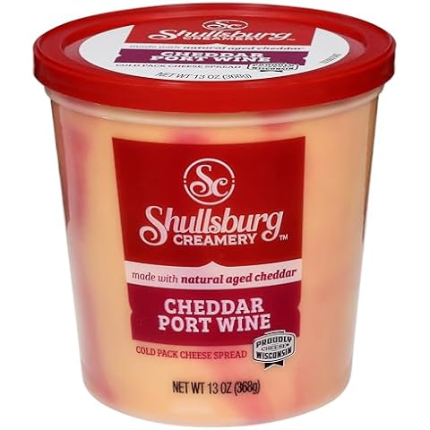 Shullsburg Creamery - Port Wine Cold Pack Cheese Spread - 13 oz. Cover