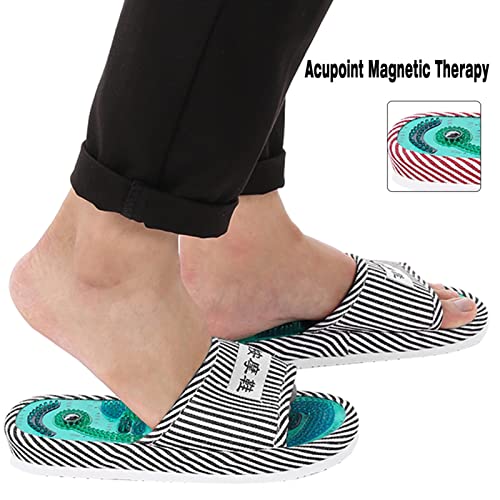 Magnetic Acupoint Massage Slippers Promotes Blood Eliminates Fatigue Fit for Every Age Regulating Endocrine Beautifying Skin (Male 15x12cm) - Image 6