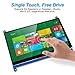 Kuman 7 Inch Capacitive Touch Screen TFT LCD Display HDMI Module 1024x600 for Raspberry Pi 3 2 Model B and RPi 1 B+ A BB Black PC Various Systems SC7B