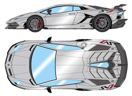 EIDOLON 1/43 ランボルギーニ Aventador SVJ 2018 シルバー 完成品 EM513D